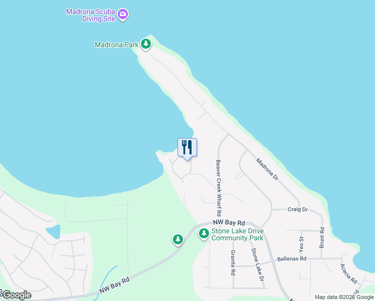 map of restaurants, bars, coffee shops, grocery stores, and more near 1600 Stroulger Road in Nanoose Bay