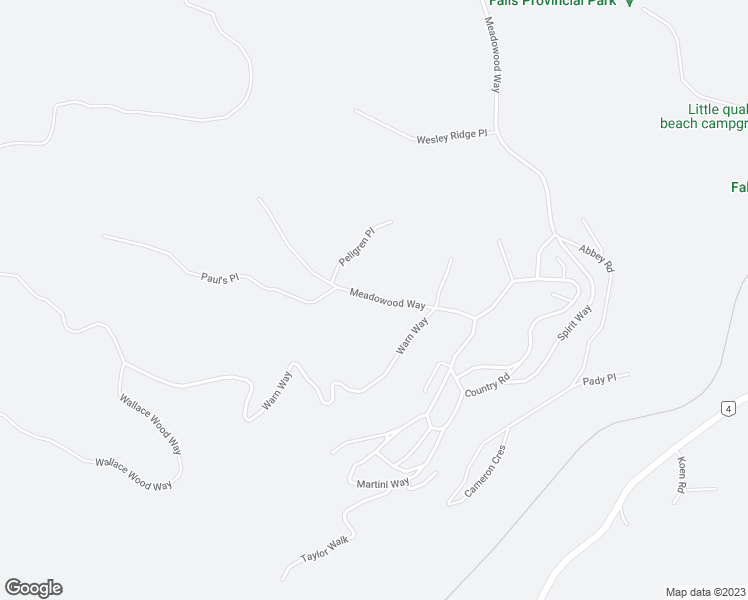 map of restaurants, bars, coffee shops, grocery stores, and more near 1691 Meadowood Way in Qualicum Beach