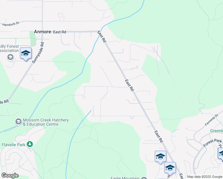 map of restaurants, bars, coffee shops, grocery stores, and more near 1025 Thomson Road in Anmore