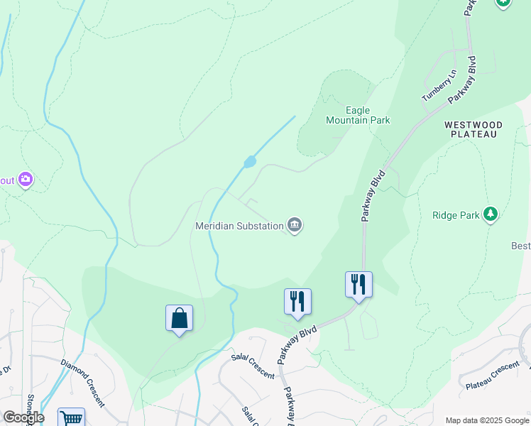 map of restaurants, bars, coffee shops, grocery stores, and more near 1733 Eagle Mountain Drive in Coquitlam