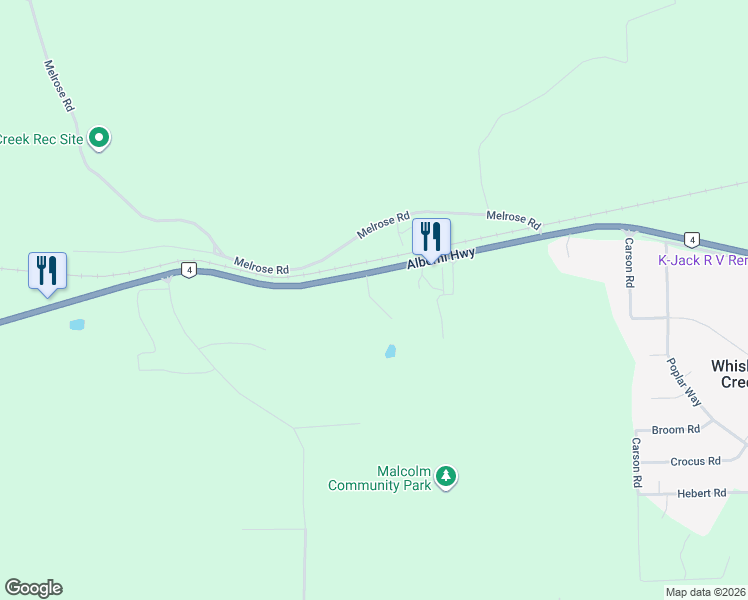 map of restaurants, bars, coffee shops, grocery stores, and more near Epron Road in Qualicum Beach