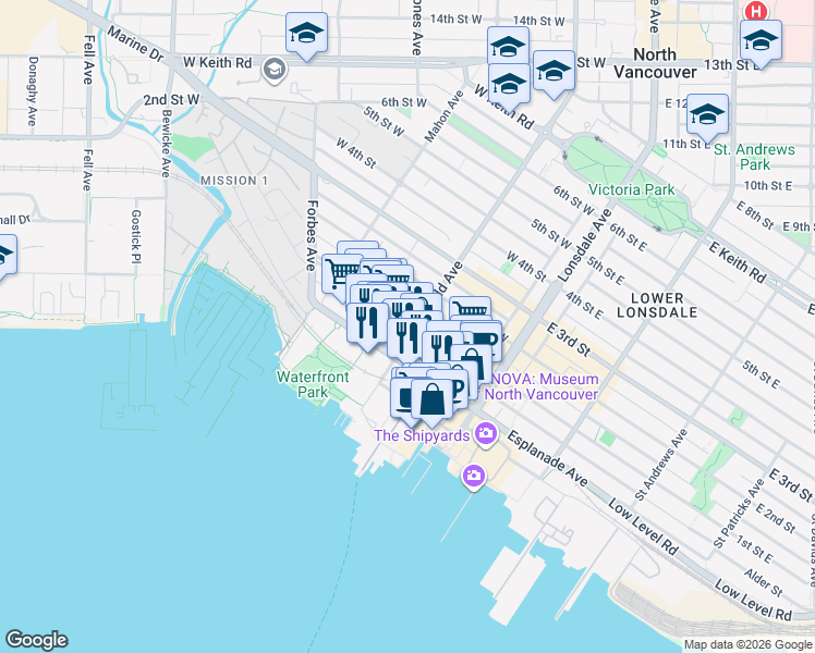 201 West 1st Street, North Vancouver BC - Walk Score