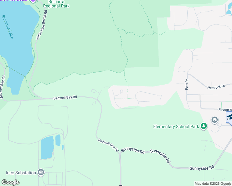 map of restaurants, bars, coffee shops, grocery stores, and more near 136 Deerview Lane in Anmore