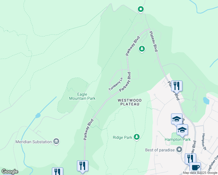 map of restaurants, bars, coffee shops, grocery stores, and more near 2018 Turnberry Lane in Coquitlam