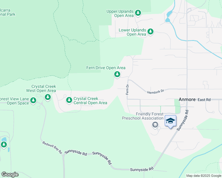 map of restaurants, bars, coffee shops, grocery stores, and more near 139 Oak Court in Anmore