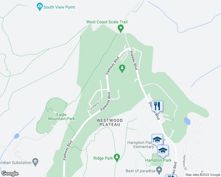 map of restaurants, bars, coffee shops, grocery stores, and more near 2177 Parkway Boulevard in Coquitlam