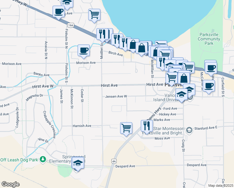 355 Jensen Avenue West, Parksville BC Walk Score