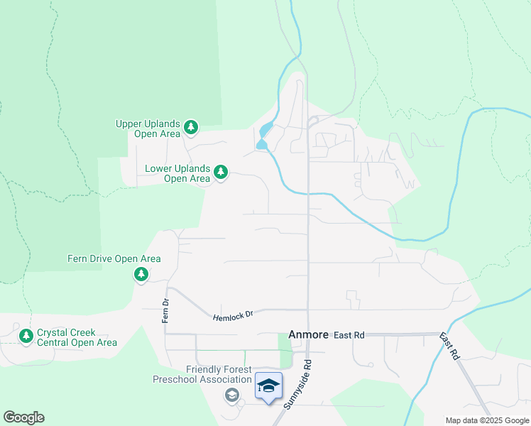 map of restaurants, bars, coffee shops, grocery stores, and more near 3053 Anmore Creek Way in Anmore