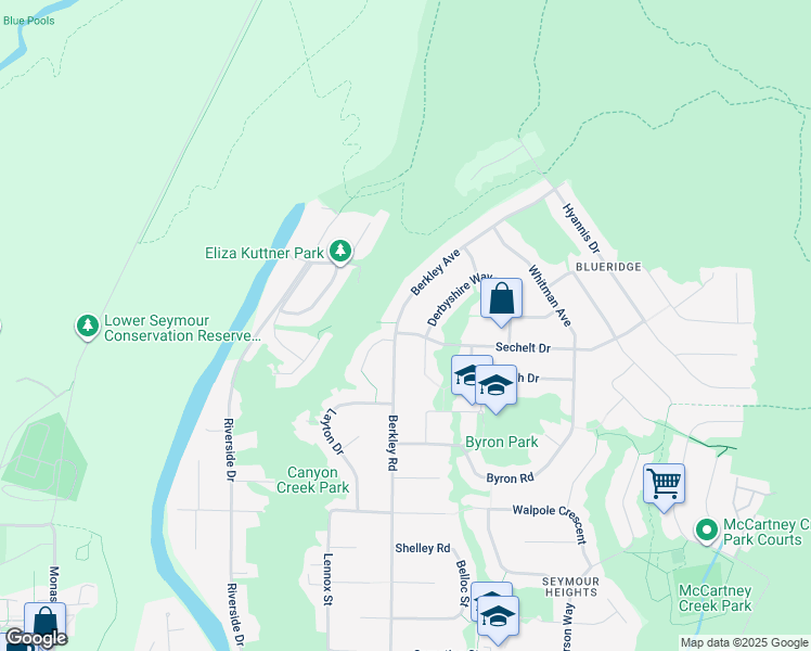 map of restaurants, bars, coffee shops, grocery stores, and more near 2108 Berkley Avenue in North Vancouver