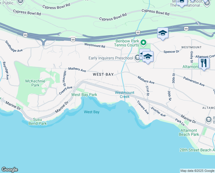 3337 Marine Drive, West Vancouver BC Walk Score
