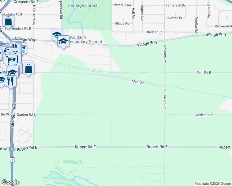 map of restaurants, bars, coffee shops, grocery stores, and more near 766 Hemsworth Road in Qualicum Beach