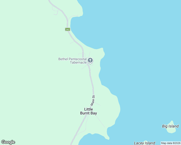map of restaurants, bars, coffee shops, grocery stores, and more near 92 Newfoundland and Labrador 342 in Little Burnt Bay