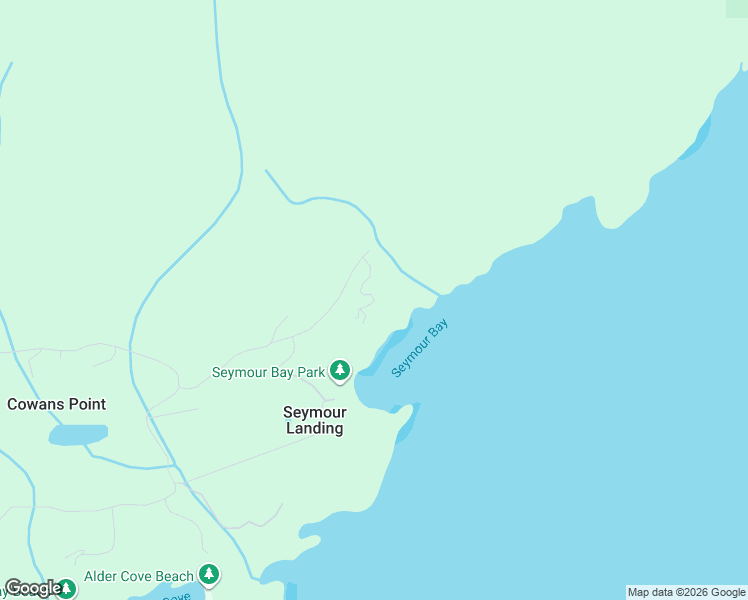 map of restaurants, bars, coffee shops, grocery stores, and more near 239 Shore Lane in Bowen Island