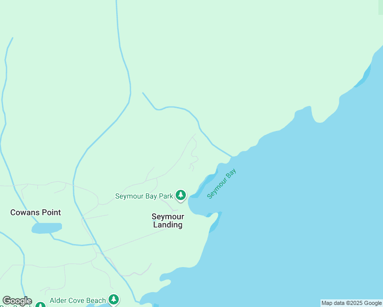 map of restaurants, bars, coffee shops, grocery stores, and more near Shore Lane in Bowen Island
