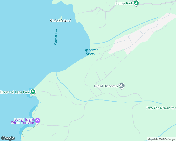 map of restaurants, bars, coffee shops, grocery stores, and more near 1684 Whitesails Drive in Bowen Island