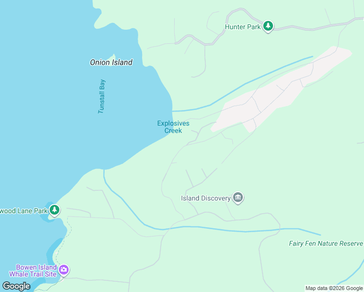 map of restaurants, bars, coffee shops, grocery stores, and more near 1670 Whitesails Drive in Bowen Island