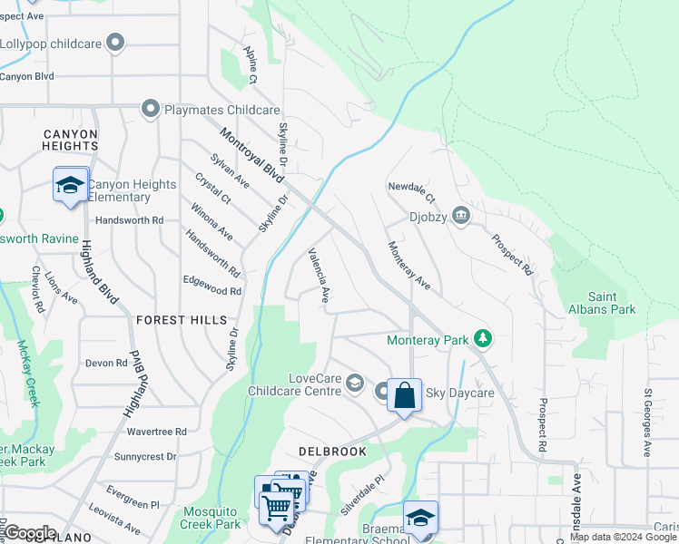 map of restaurants, bars, coffee shops, grocery stores, and more near 531 Greenway Avenue in North Vancouver