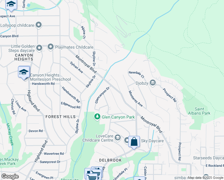 map of restaurants, bars, coffee shops, grocery stores, and more near 574 Greenway Avenue in North Vancouver