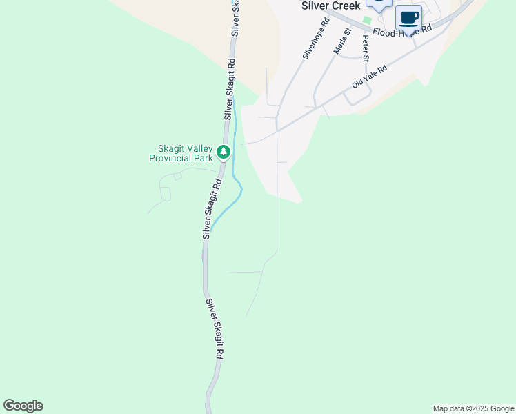 map of restaurants, bars, coffee shops, grocery stores, and more near 19505 Silverhope Road in Hope