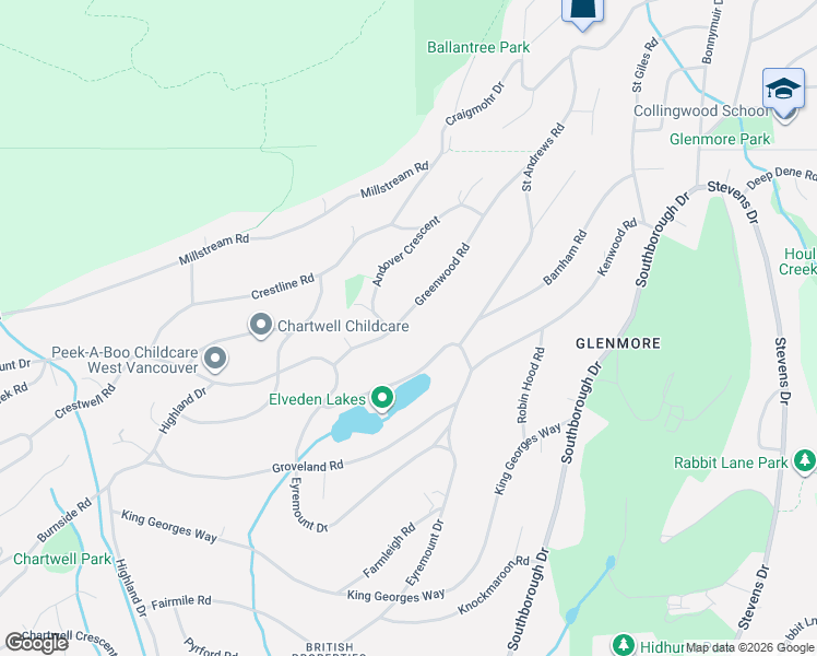 map of restaurants, bars, coffee shops, grocery stores, and more near in Vancouver