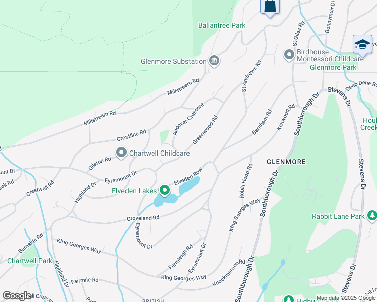 map of restaurants, bars, coffee shops, grocery stores, and more near 870 Greenwood Road in West Vancouver