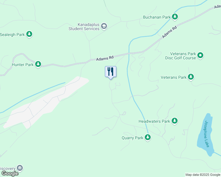 map of restaurants, bars, coffee shops, grocery stores, and more near Sunset Road in Bowen Island