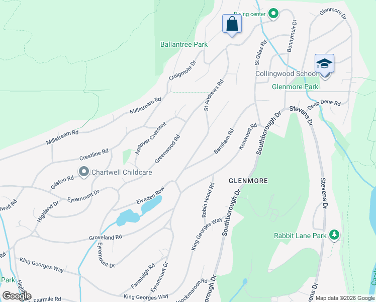 map of restaurants, bars, coffee shops, grocery stores, and more near in Vancouver
