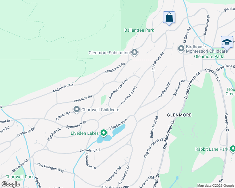 map of restaurants, bars, coffee shops, grocery stores, and more near 788 Andover Crescent in West Vancouver