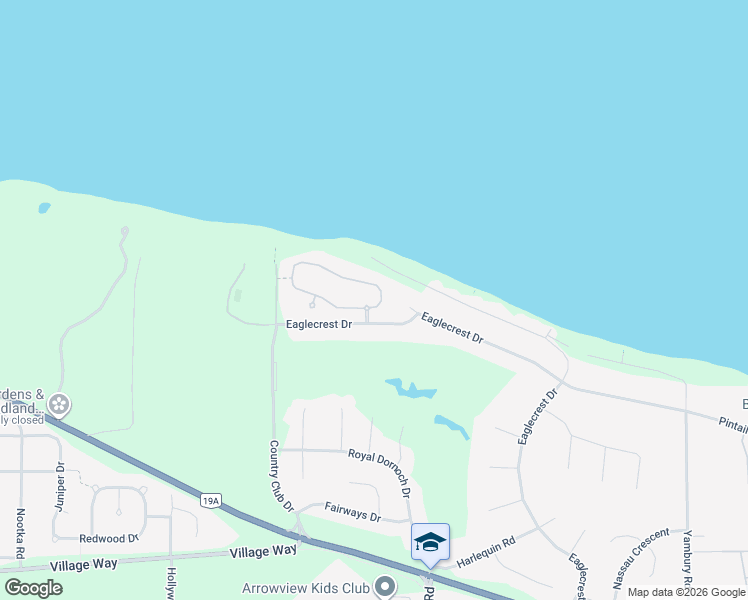 map of restaurants, bars, coffee shops, grocery stores, and more near 989 Bluffs Drive in Qualicum Beach