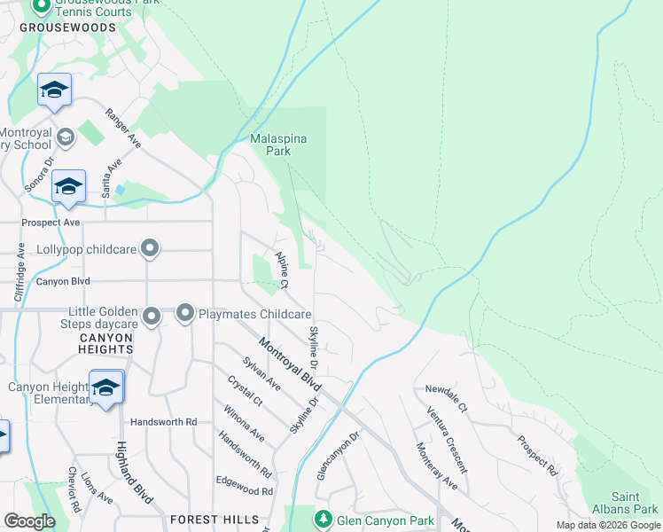 map of restaurants, bars, coffee shops, grocery stores, and more near 4958 Chalet Place in North Vancouver