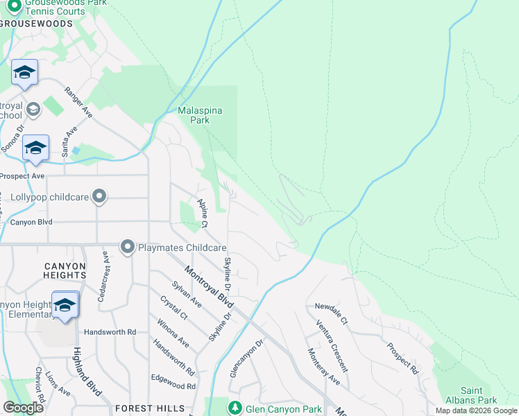 map of restaurants, bars, coffee shops, grocery stores, and more near 4989 Chalet Place in North Vancouver