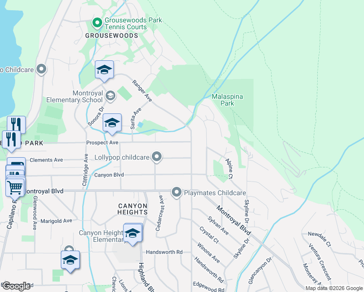map of restaurants, bars, coffee shops, grocery stores, and more near in Vancouver