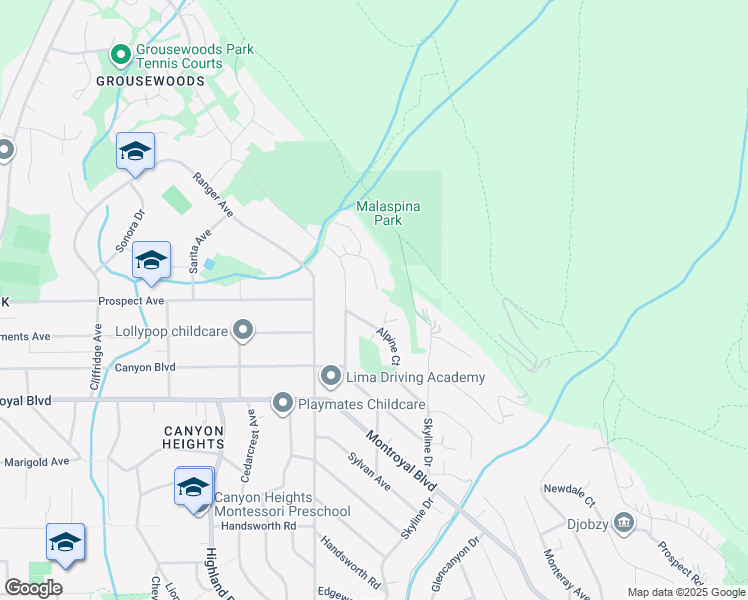 map of restaurants, bars, coffee shops, grocery stores, and more near 5101 Francisco Court in North Vancouver