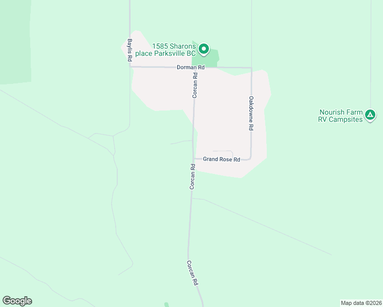 map of restaurants, bars, coffee shops, grocery stores, and more near 550 Corcan Road in Qualicum Beach