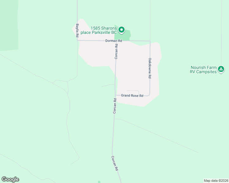 map of restaurants, bars, coffee shops, grocery stores, and more near 550 Corcan Road in Qualicum Beach