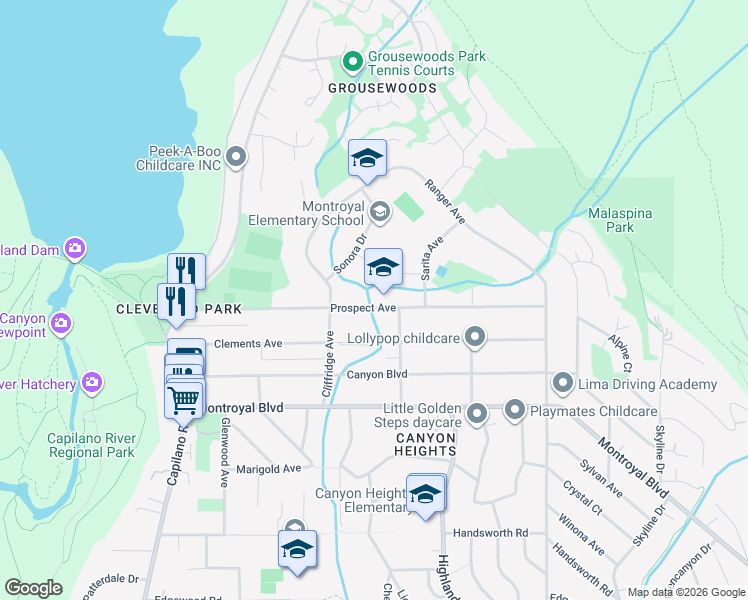 map of restaurants, bars, coffee shops, grocery stores, and more near in Vancouver