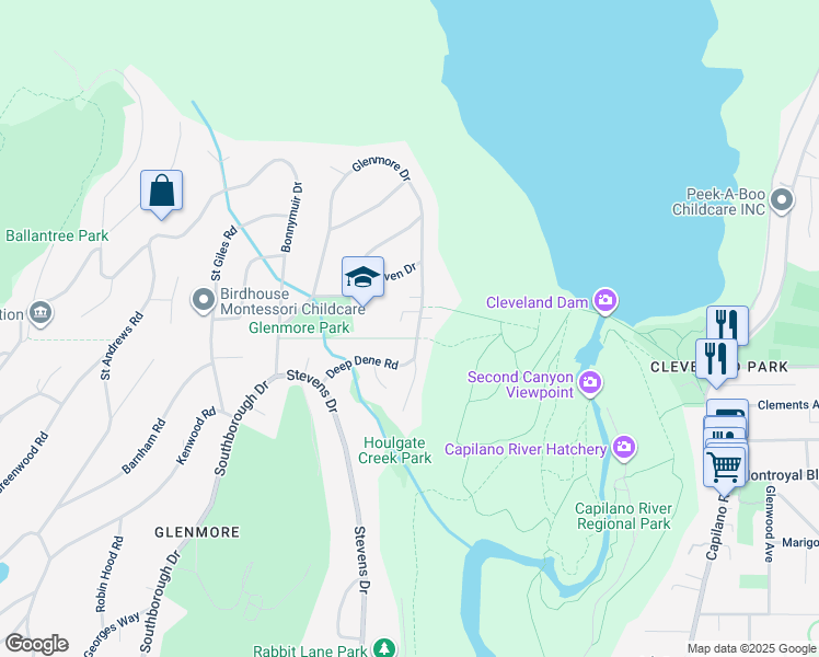 map of restaurants, bars, coffee shops, grocery stores, and more near 8 Glenmore Drive in West Vancouver