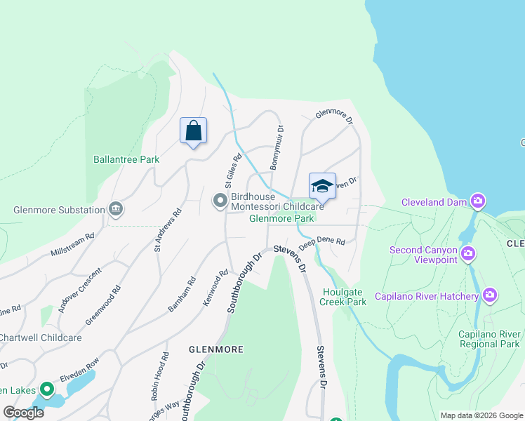 map of restaurants, bars, coffee shops, grocery stores, and more near 111 Bonnymuir Drive in West Vancouver