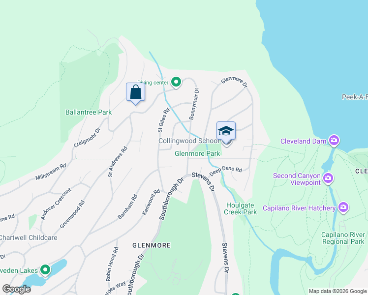 map of restaurants, bars, coffee shops, grocery stores, and more near 111 Bonnymuir Drive in West Vancouver