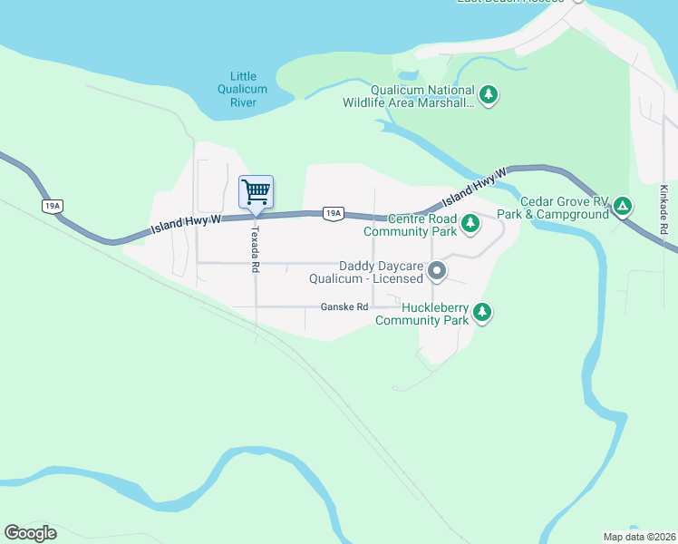 map of restaurants, bars, coffee shops, grocery stores, and more near 1178 Centre Road in Qualicum Beach