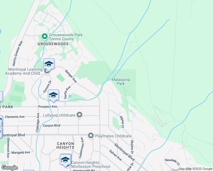 map of restaurants, bars, coffee shops, grocery stores, and more near 5189 Madeira Court in North Vancouver