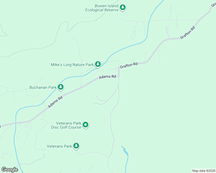 map of restaurants, bars, coffee shops, grocery stores, and more near 576 Cowan Road in Bowen Island