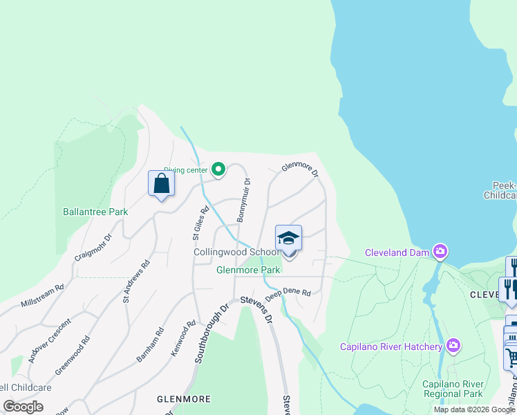 map of restaurants, bars, coffee shops, grocery stores, and more near in Vancouver