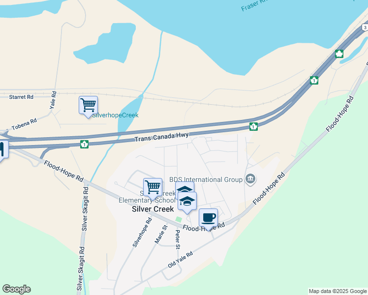 map of restaurants, bars, coffee shops, grocery stores, and more near 63866 Beech Avenue in Hope