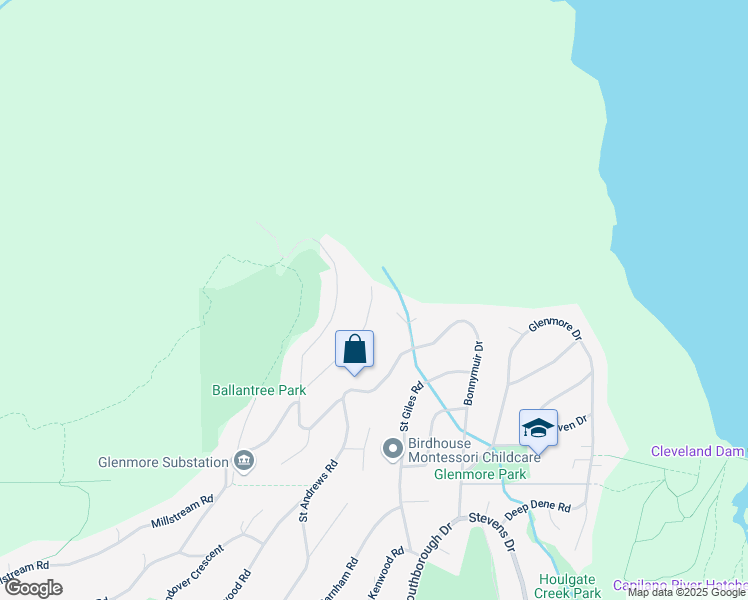 map of restaurants, bars, coffee shops, grocery stores, and more near 477 Craigmohr Drive in West Vancouver