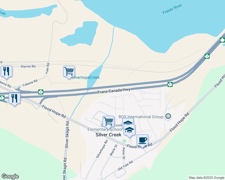 map of restaurants, bars, coffee shops, grocery stores, and more near 63777 Beech Avenue in Hope