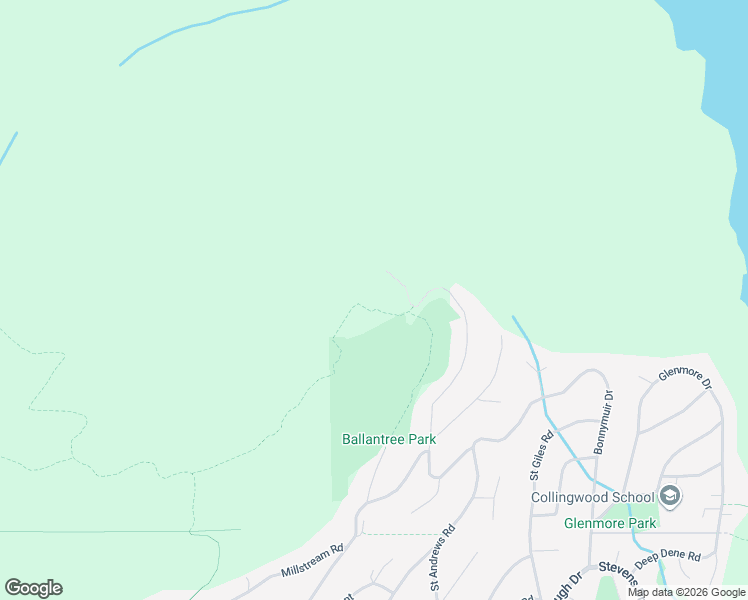 map of restaurants, bars, coffee shops, grocery stores, and more near 701 Ballantree Road in West Vancouver