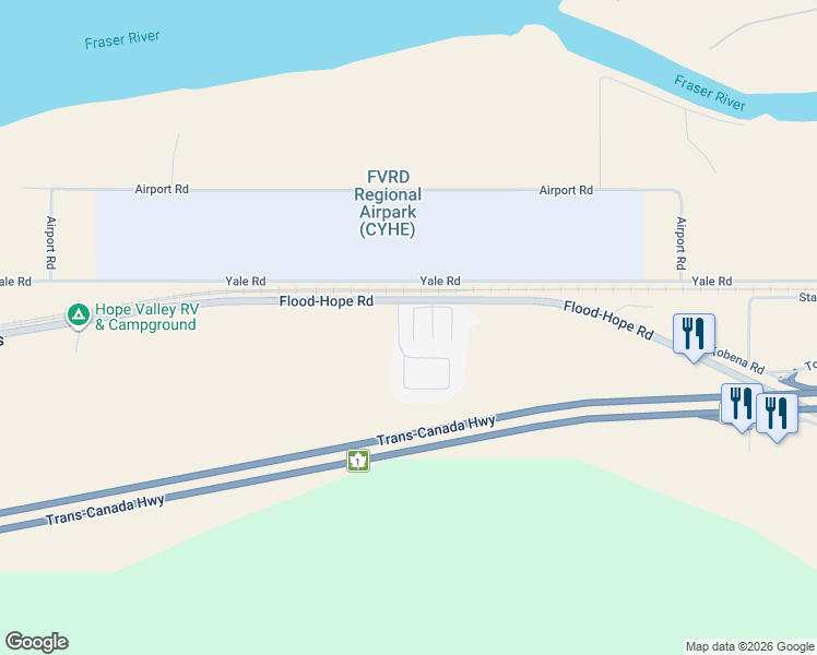 map of restaurants, bars, coffee shops, grocery stores, and more near 62790 Flood Hope Road in Hope