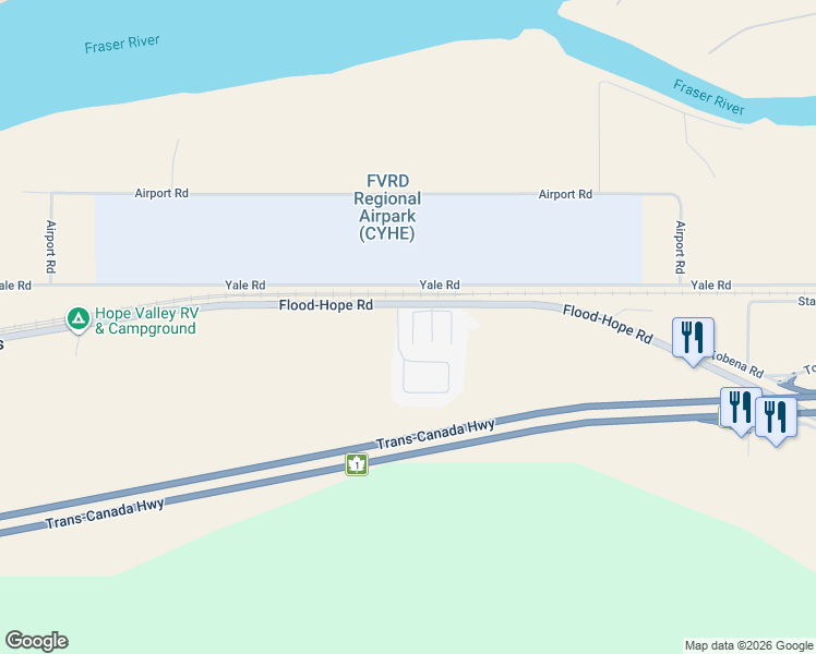map of restaurants, bars, coffee shops, grocery stores, and more near 62780 Flood Hope Road in Hope
