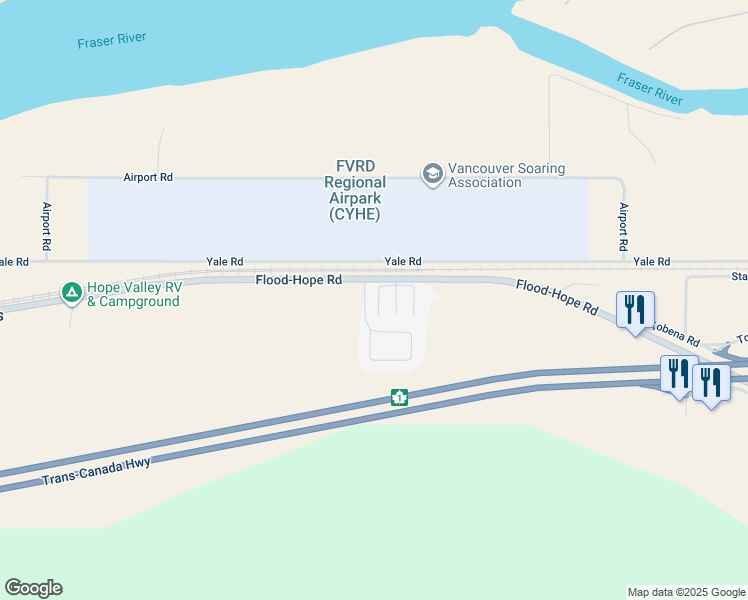 map of restaurants, bars, coffee shops, grocery stores, and more near 62780 Flood-Hope Road in Hope